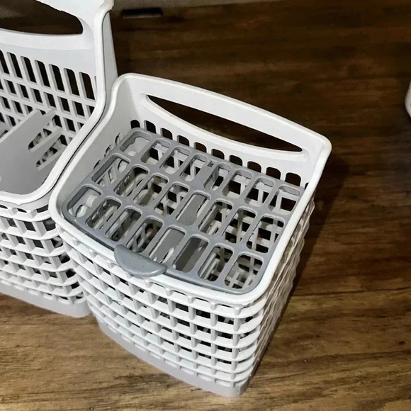 dishwasher silverware replacement tray utensil holder basket with cover gray - Picture 2 of 15
